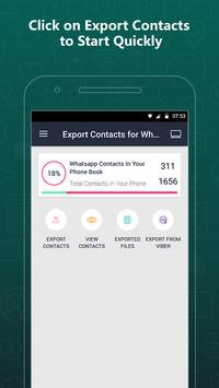 Export Contacts For WhatsApp 海报