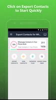 Export Contacts For WhatsApp 포스터