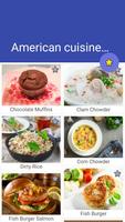 American cuisine poster