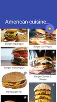 Amerykańska kuchnia Przepisy plakat