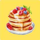 Crepes  and Pancakes recipes Offline أيقونة