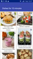 Dishes for 10 minutes recipes Affiche