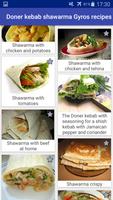 Doner Kebab Shawarma Gyros Recipes captura de pantalla 3