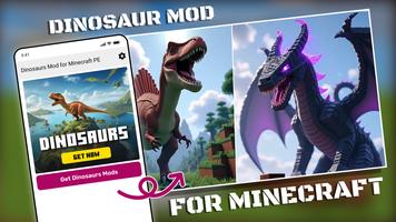 Dinosaur Mods for Minecraft PE poster