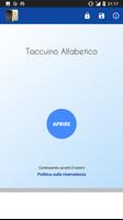 2 Schermata Taccuino Alfabetico