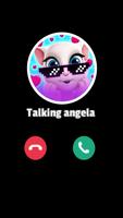 برنامه‌نما Talking call  angela عکس از صفحه