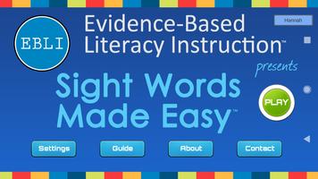 EBLI Sight Words Made Easy poster