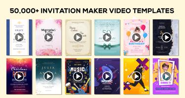 Invitation Video Maker 海報