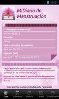 MiDiario de Menstruación captura de pantalla 2