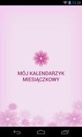 MÓJ KALENDARZYK MIESIĄCZKOWY plakat