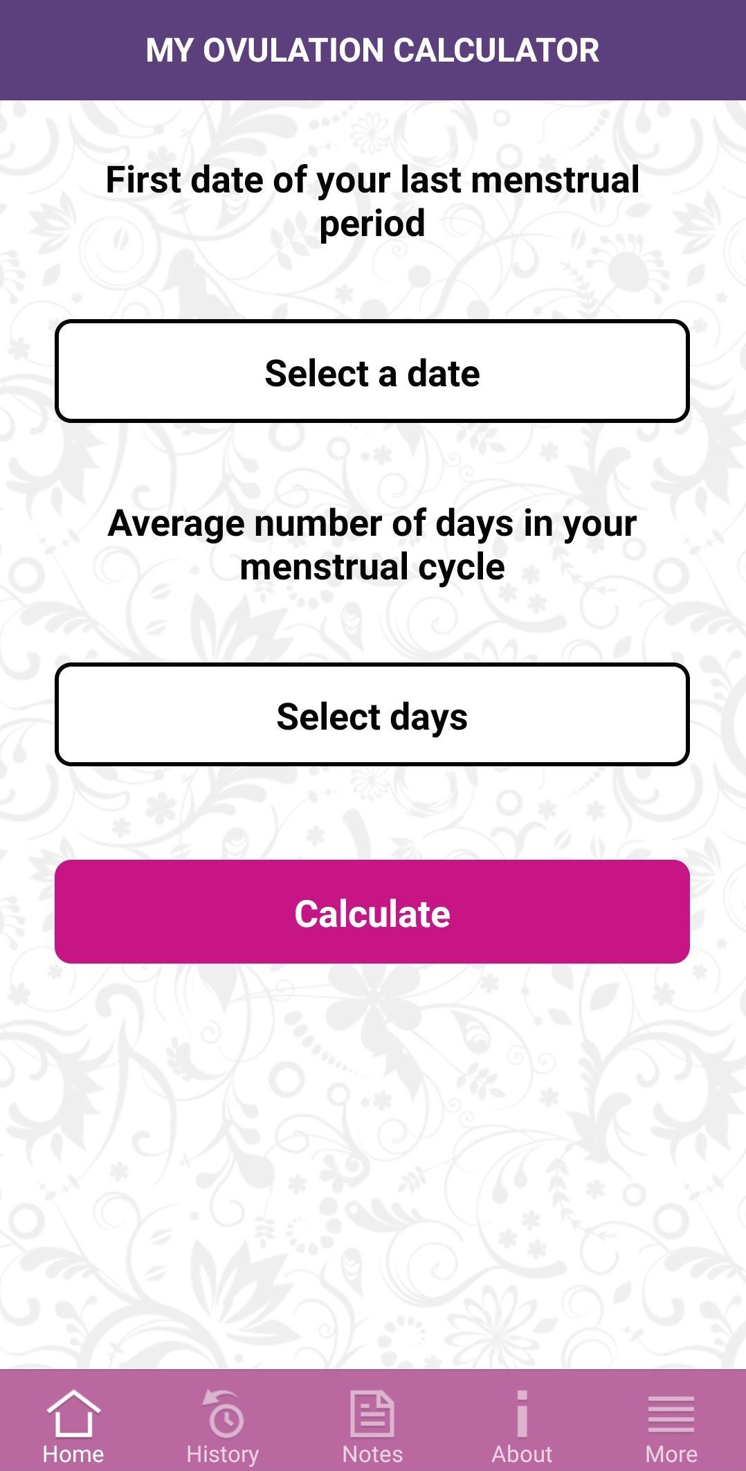 My Ovulation Calculator Android के लिए APK डाउनलोड करें