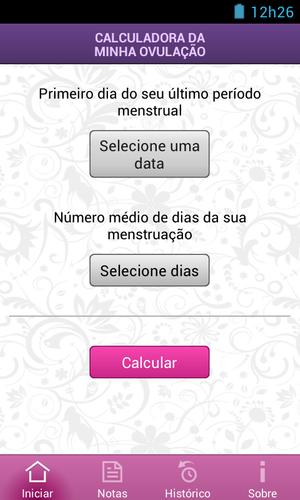 Download do APK de CALCULADORA DA MINHA OVULAÇÃO para Android