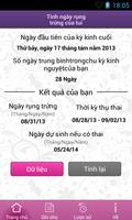 Tính ngày rụng trứng của tui ảnh chụp màn hình 1