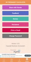برنامه‌نما My Pregnancy Calculator عکس از صفحه
