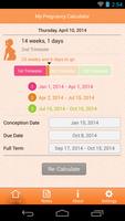 My Pregnancy Calculator ภาพหน้าจอ 1