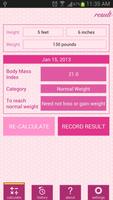 Weight and BMI Diary 截图 1