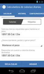 Descargar APK de Control del Peso y lasCalorías