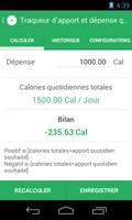 Contrôle du Poids Calories capture d'écran 3