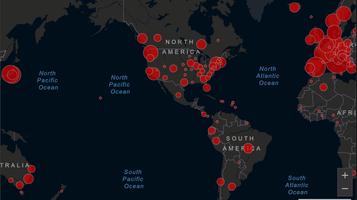 Coronavirus Dashboard screenshot 2
