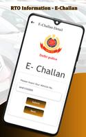 Informations RTO - E - Challan Affiche