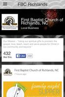 First Baptist Church Richlands screenshot 2