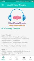 Voice of Happy Thoughts Affiche