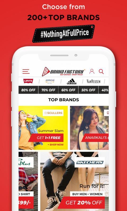 BRAND FACTORY - Shopping App on Discounts 365 Days for Android - APK  Download