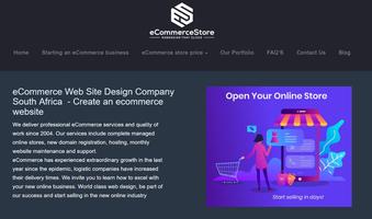 eCommercestore website design Affiche