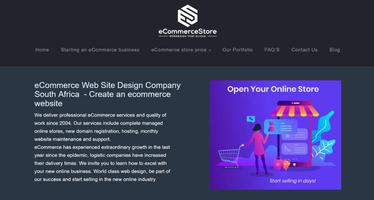 eCommercestore website design capture d'écran 1