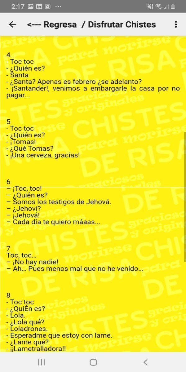 Miles De Chistes Graciosos Y Gratis Por Categoria Para Android Apk Baixar