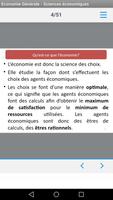 Economie Générale - Sciences é capture d'écran 2