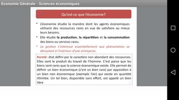 Economie Générale - Sciences é capture d'écran 3