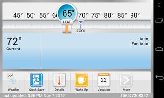 Daikin ENVi Thermostat capture d'écran 1