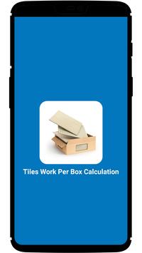Tiles Work Per Box Calculation poster