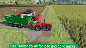 Drive Tractor Farming Game Affiche