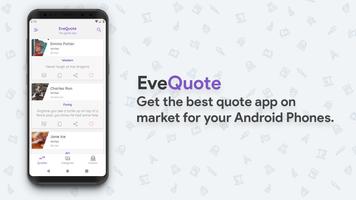 EveQuote - The Quote App تصوير الشاشة 1