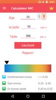 Calcul IMC - IMC Calcul Femme & Homme capture d'écran 2