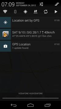 GPS Status - notification proxy plugin 截图 1