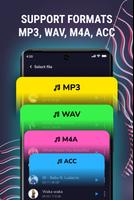 Audio cutter - Ringtone maker Cartaz