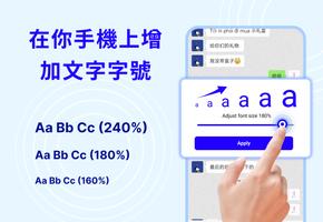 字體放大, 大字 海報