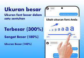 Ukuran Font Besar, Ukuran Teks poster