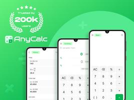 AnyCalc: All-in-one Calculator постер