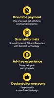 QR Scanner Now: Gold Edition الملصق