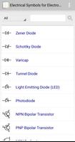 Electrical Symbols for Electro Affiche