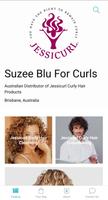 Suzee Blu For Curls الملصق