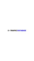 E-Traffic Database capture d'écran 1