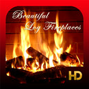 Beautiful Log Fireplaces HD APK