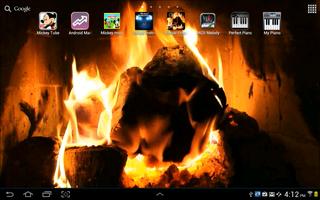 Virtual Fireplace LWP capture d'écran 2
