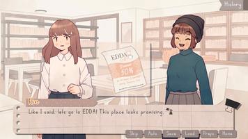 EDDA Cafe Visual Novel captura de pantalla 2