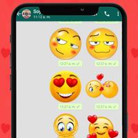 Autocollants Emojis 3D pour WAStickerApps capture d'écran 1